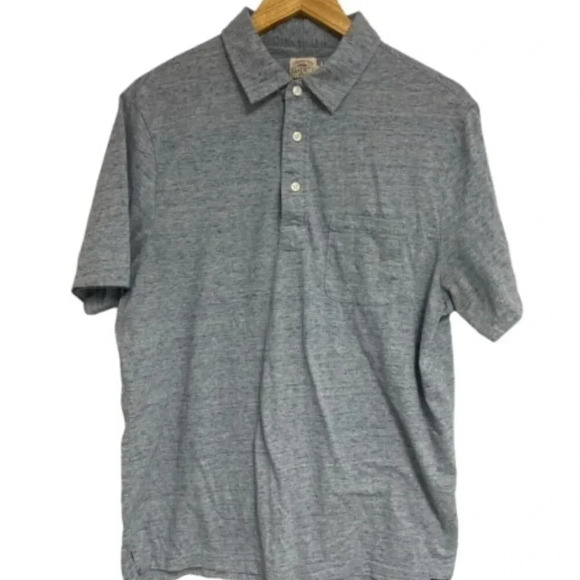 Faherty Other - Faherty Mens Shirt Sz Large Blue Polo Cloud Pima Cotton Modal Super Soft Button